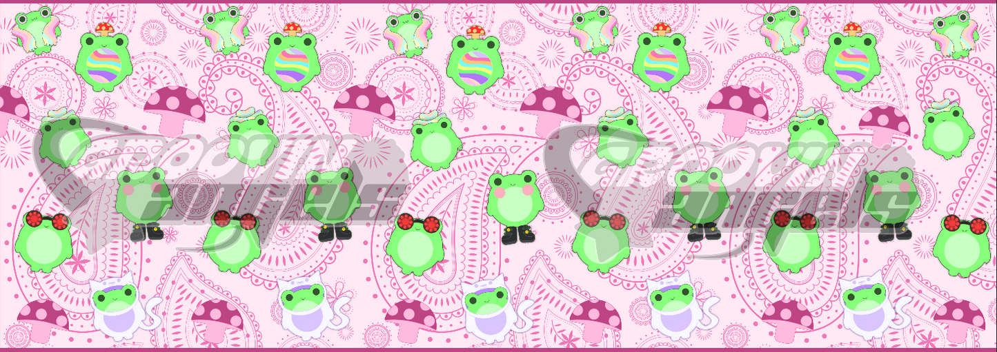 Pink Rave Frog Pashmina