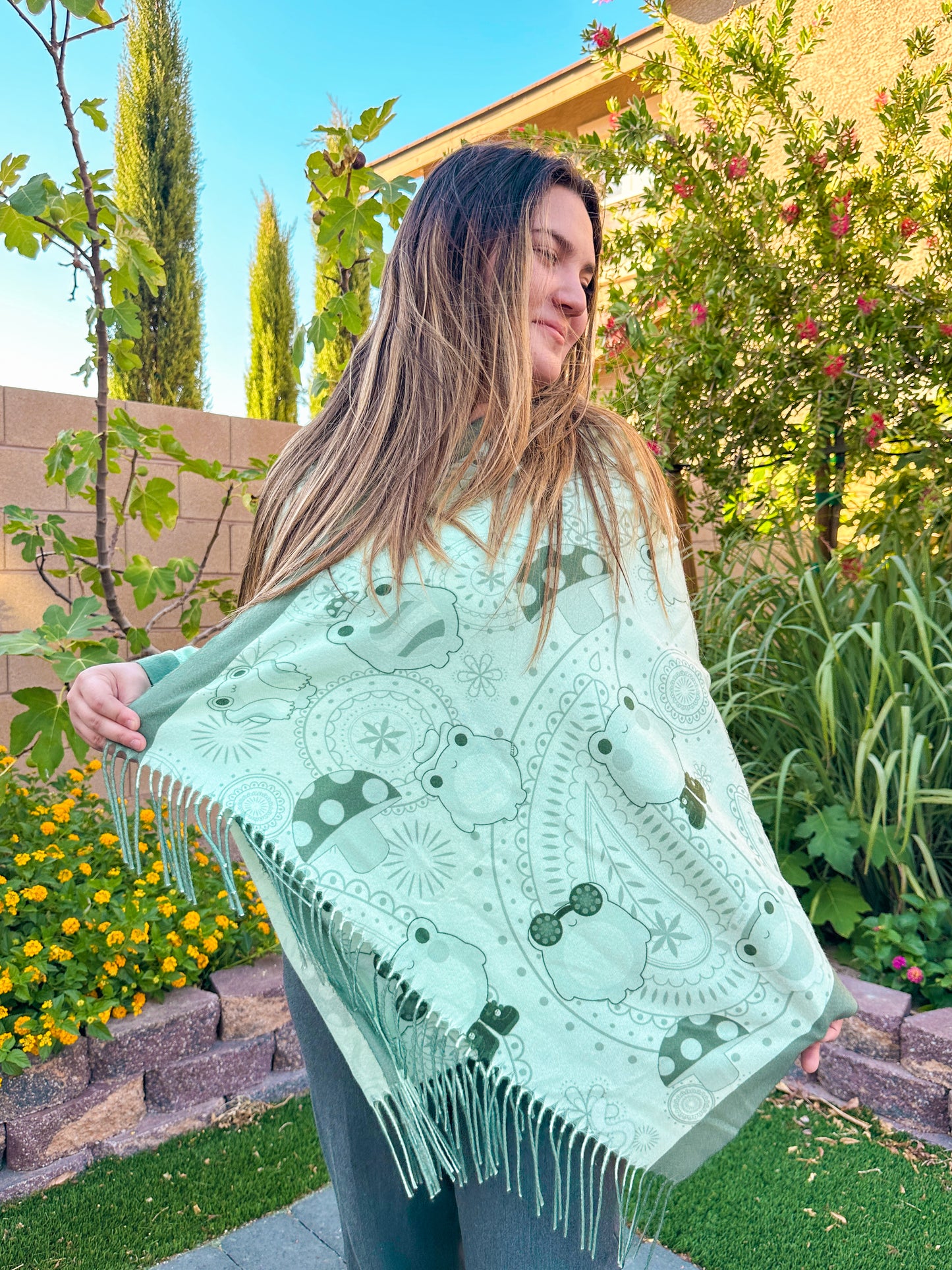 *LIMITED EDITION* Rave Frog Pashmina