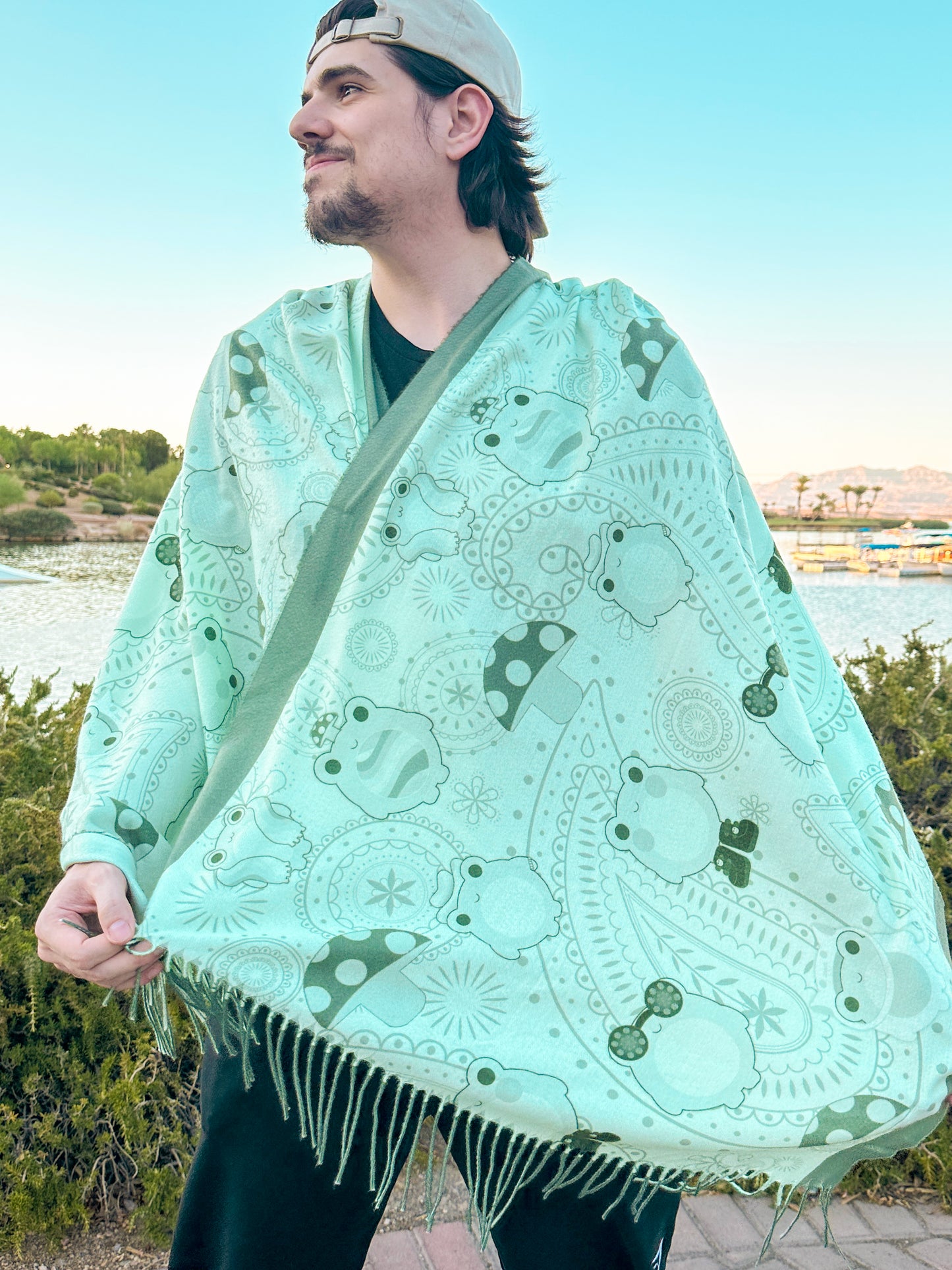 *LIMITED EDITION* Rave Frog Pashmina