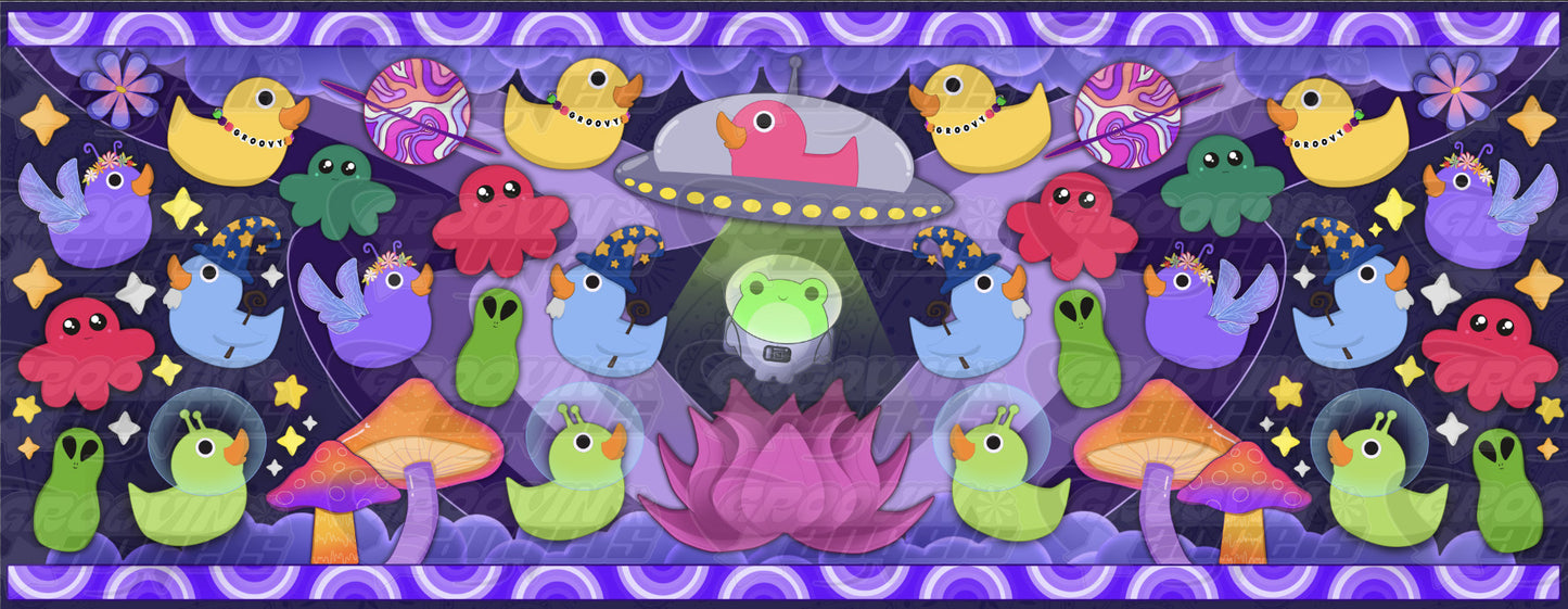 Alien Ab-DUCK-tion Pashmina