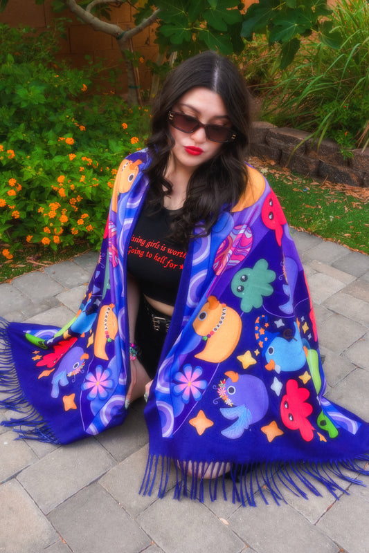 Alien Ab-DUCK-tion Pashmina