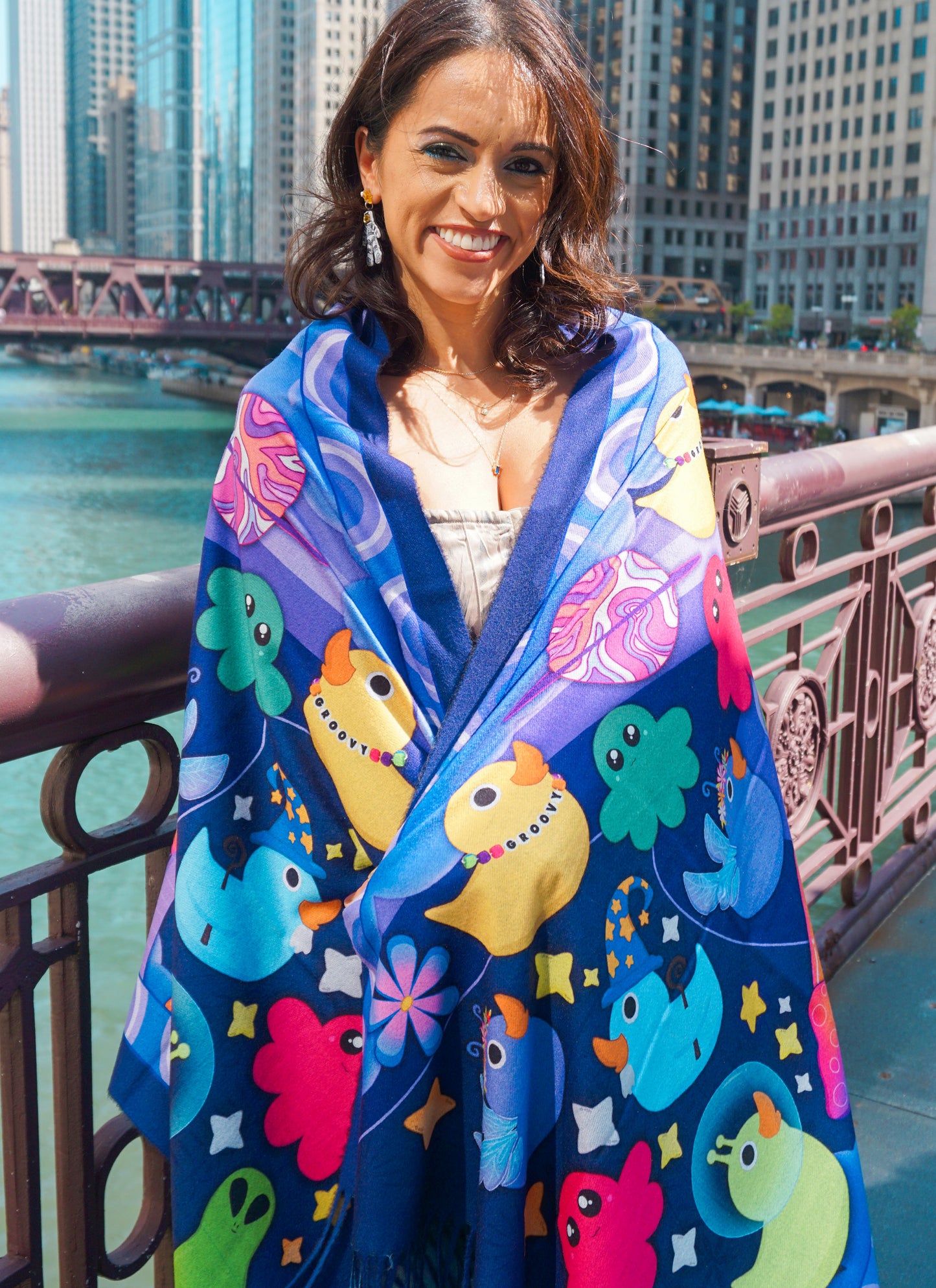 Alien Ab-DUCK-tion Pashmina